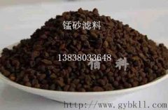 除鐵除錳天然錳砂濾料含量及價格區別